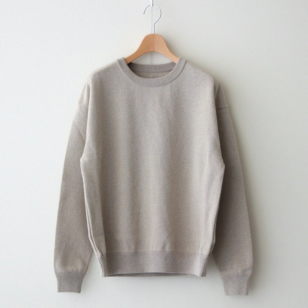 rroomm別注crepuscule MOSS STITCH L/S SWEAT - トップス