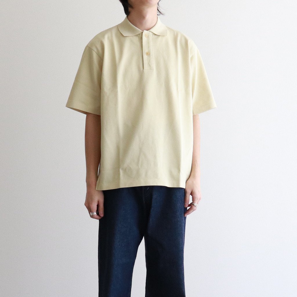 AURALEE SUPER FINE COTTON PIQUE BIG POLO 限定価格 pythonworld.in