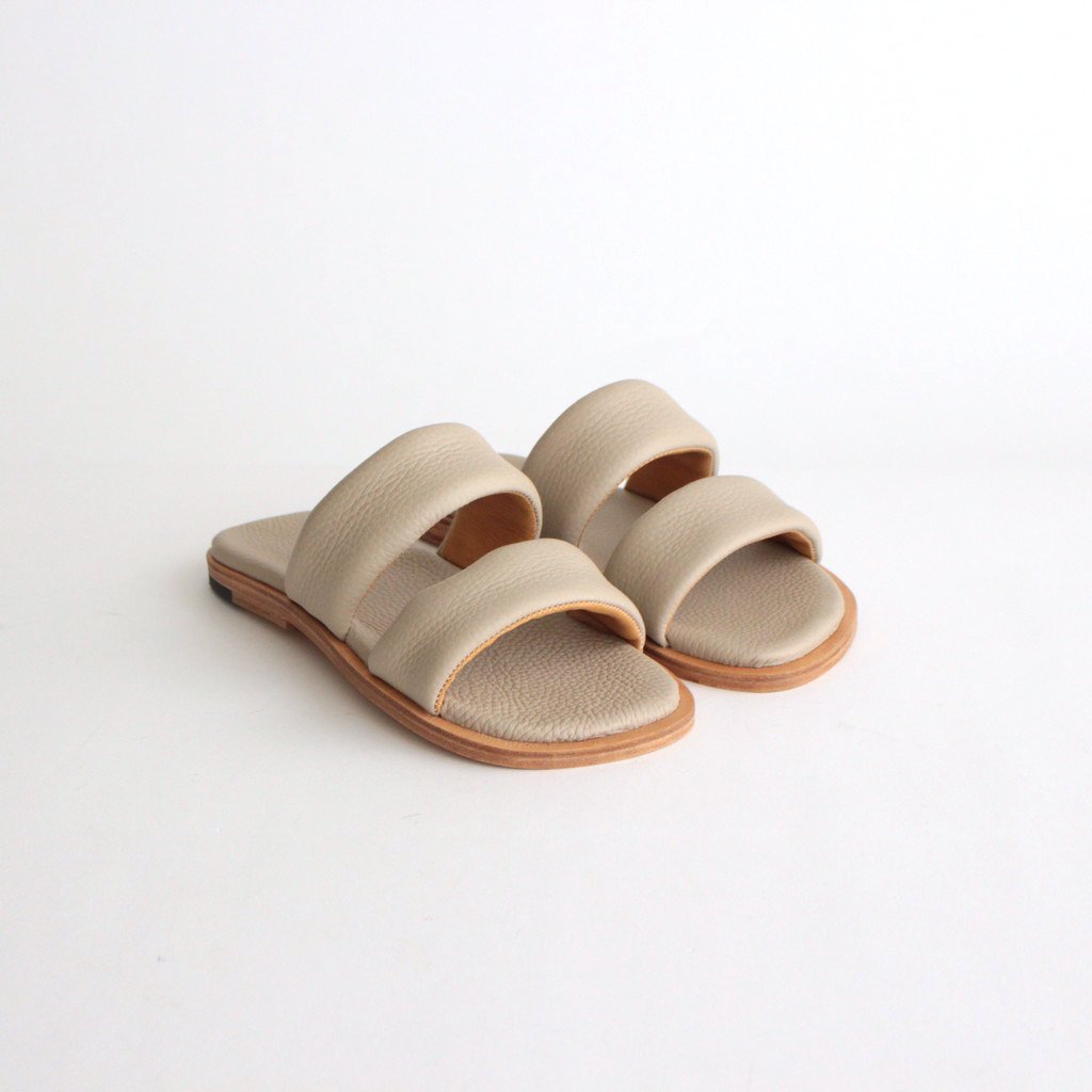 AURALEE / LEATHER STRAP SANDAL IVORY