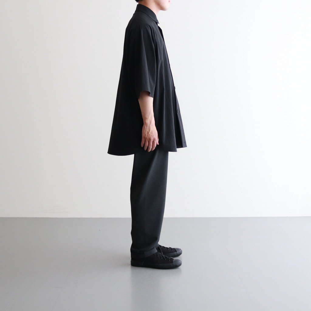 ブラウン×ピンク TEATORA CARTRIDGE SHIRT S/S DR Black 4 | vendee