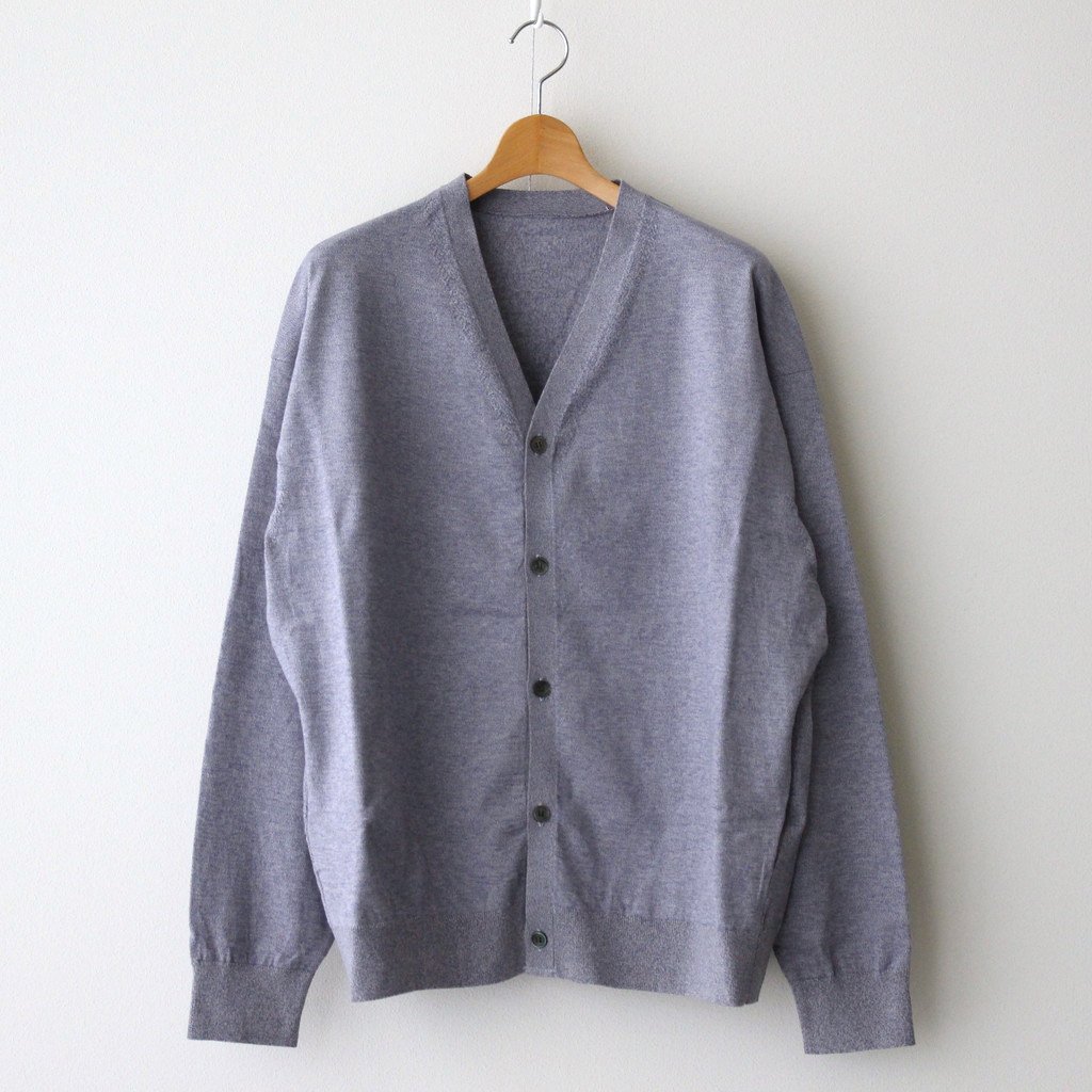 Cardigan L Blue 21 006 Crepuscule クレプスキュール