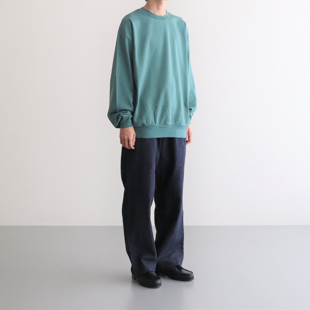 新品AURAREE ELASTIC HIGH GAUGE SWEAT