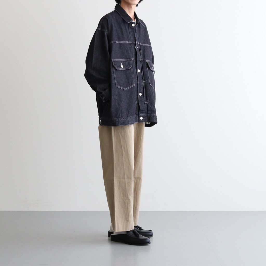 COLORFAST DENIM JACKET #NAVY [GU223-30040B] _ Graphpaper | グラフ