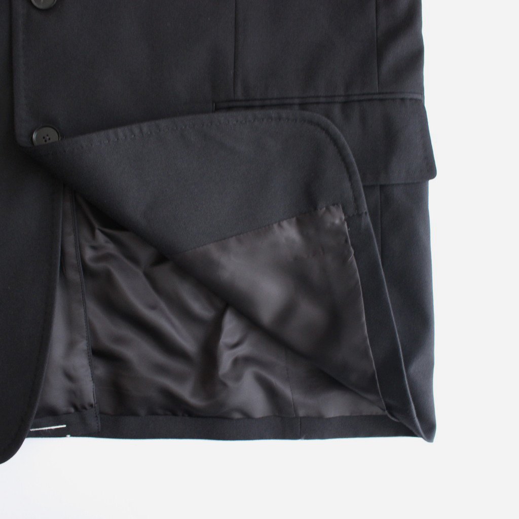 AURALEE / SUPER FINE WOOL COTTON TWILL OVER JACKET BLACK