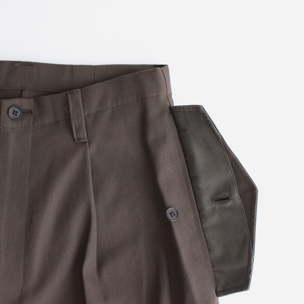 22aw MILITARY WIDE OVER TROUSERS