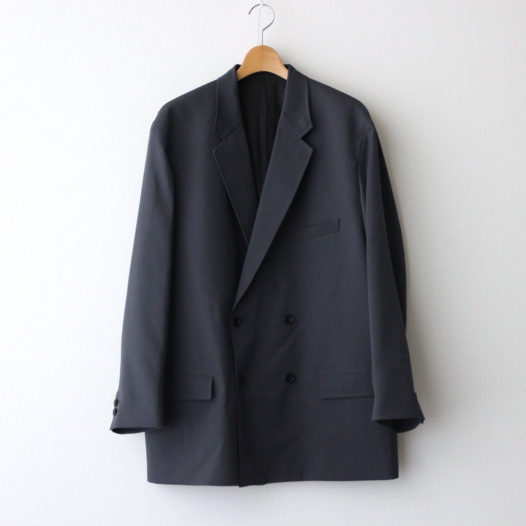 Graphpaper / SCALE OFF WOOL DOUBLE JACKET C.GRAY