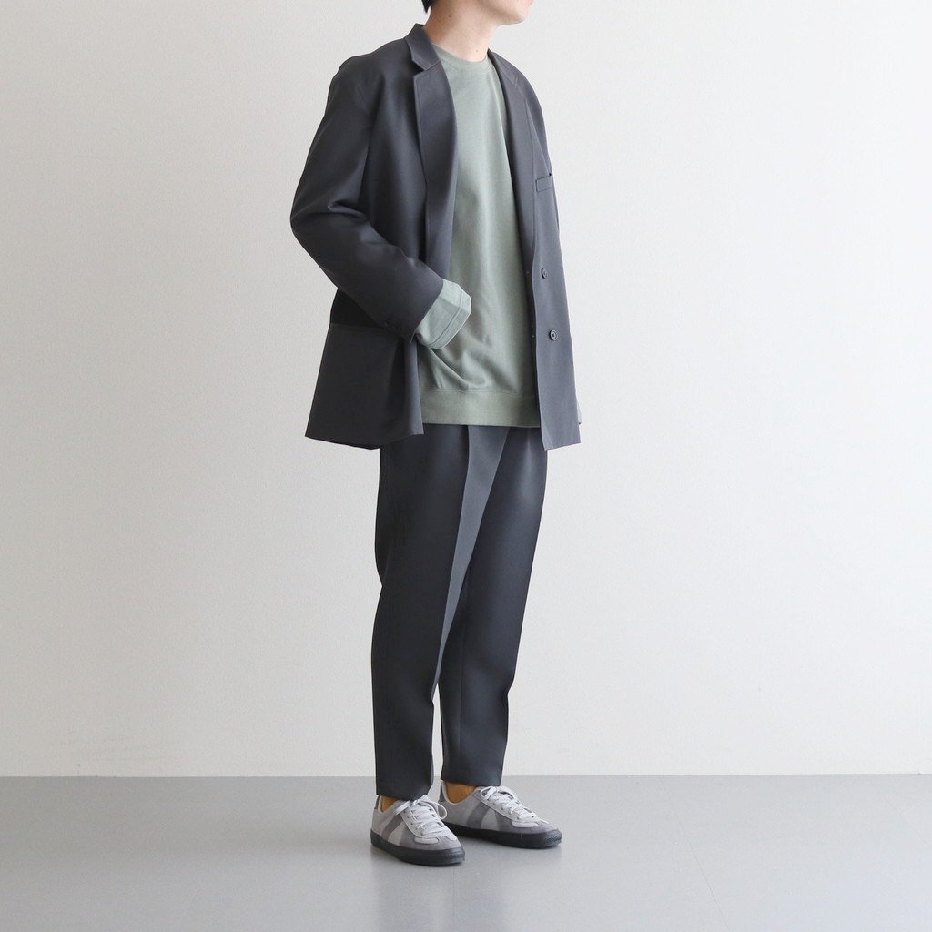 Graphpaper / SCALE OFF WOOL DOUBLE JACKET C.GRAY