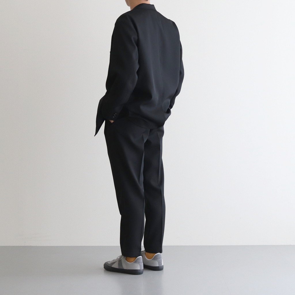 SCALE OFF WOOL DOUBLE JACKET #BLACK [GM223-20051B] _ Graphpaper