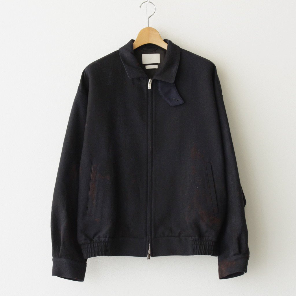 JACQUARD LOOSED ZIP BLOUSON #DARK NAVY [YK22AW0370B] _ YOKE | ヨーク