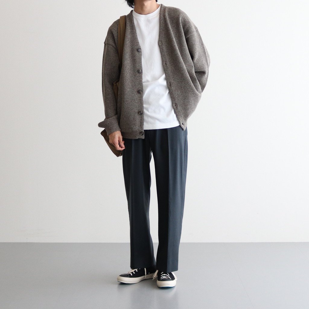 yoke スラックス COVERED STRAIGHT FIT TROUSERS - スラックス