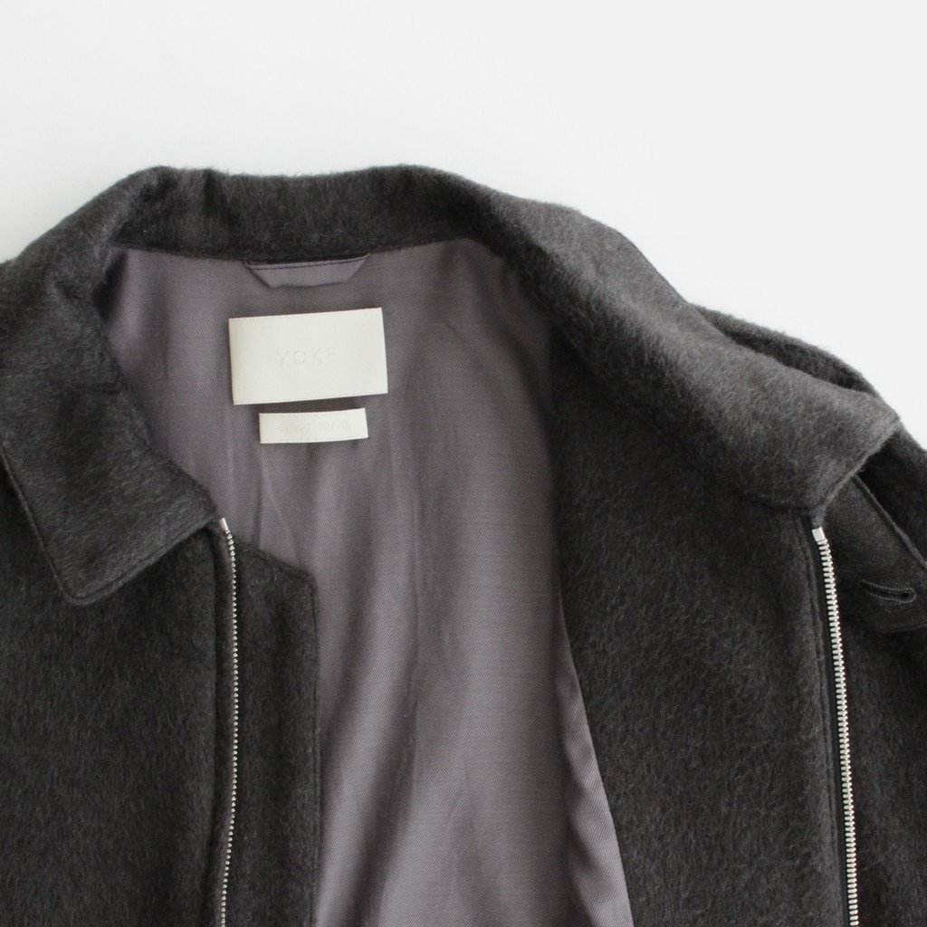 yoke COTTON YAK ZIP BLOUSON | angeloawards.com