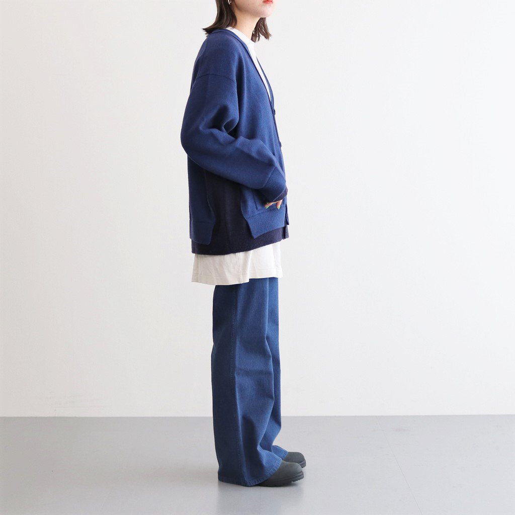 CONNECTING CARDIGAN #BLUE [YK22AW0431S] _ YOKE | ヨーク