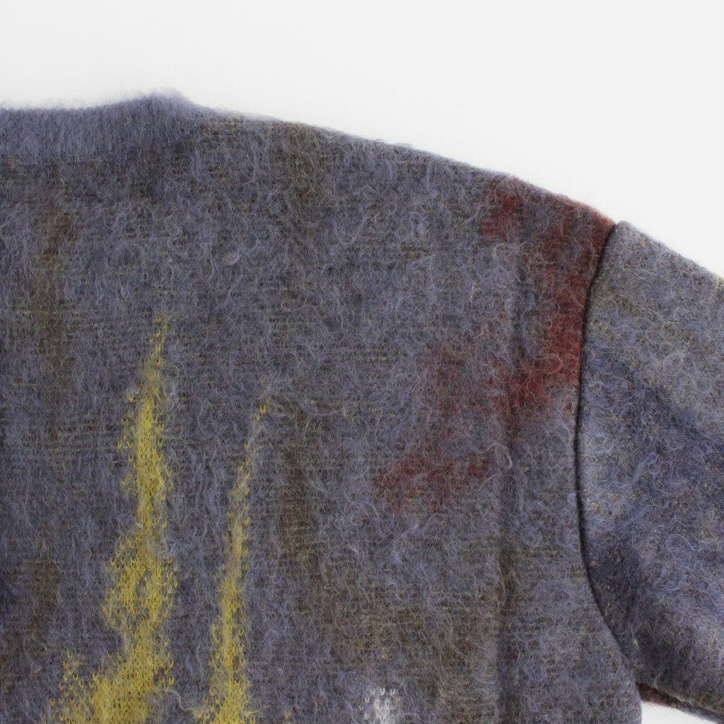 STILL JACQUARD CREWNECK #DUSTY BLUE [YK22AW0415S] _ YOKE | ヨーク