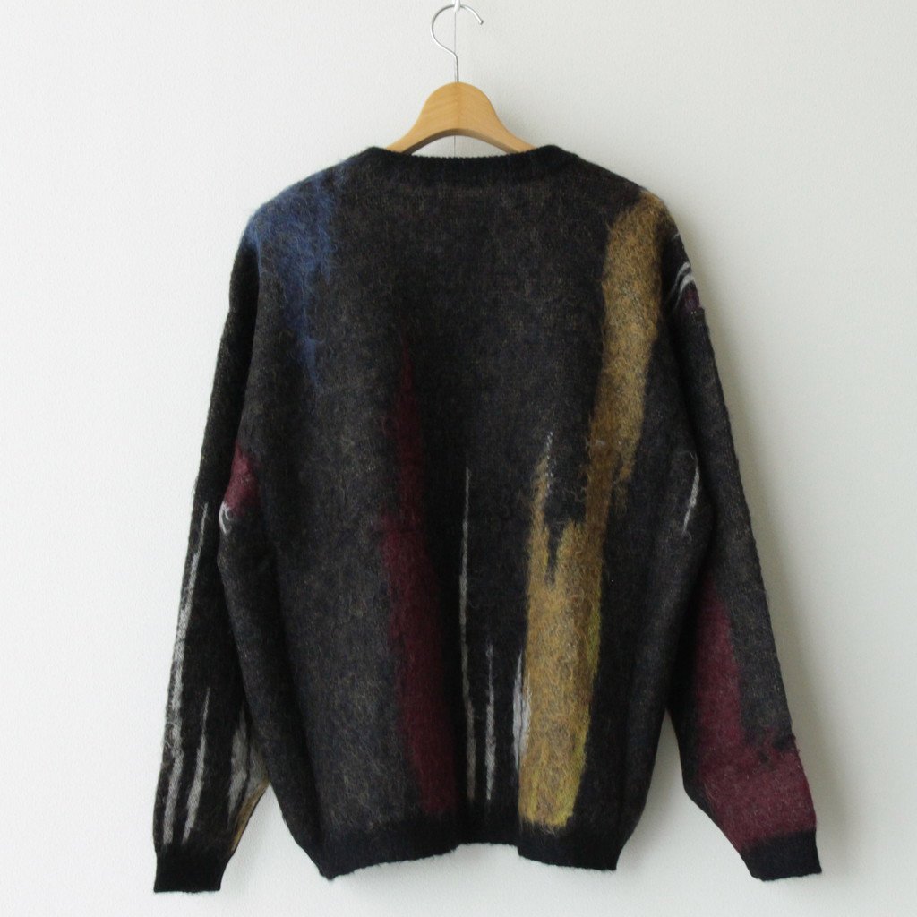 STILL JACQUARD CREWNECK #BLACK [YK22AW0415S] _ YOKE | ヨーク