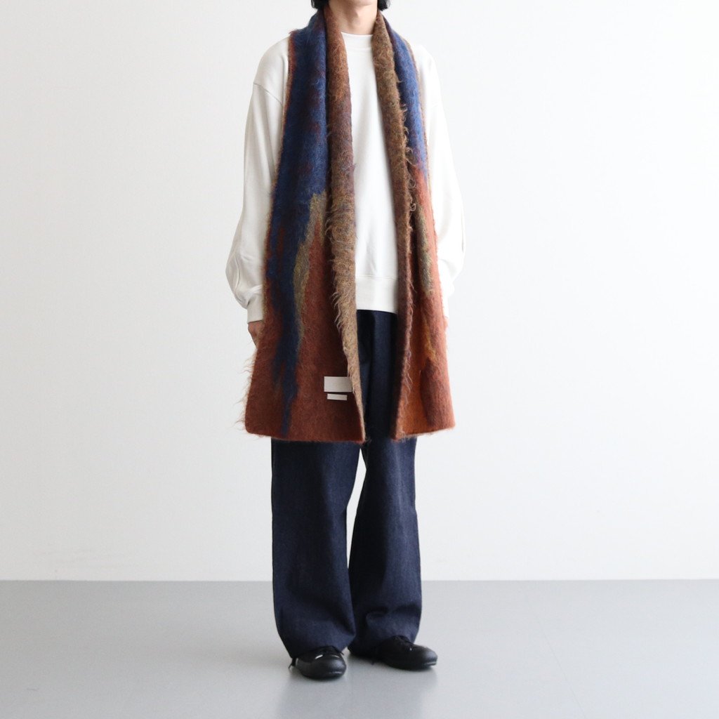 YOKE ヨーク STILL JACQUARD LONG STOLE - ストール