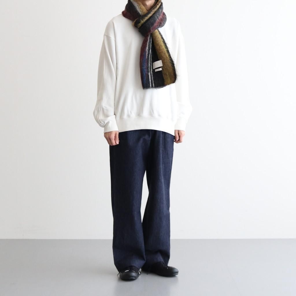 ヨーク22AW STILL JACQUARD LONG STOLEBLACK