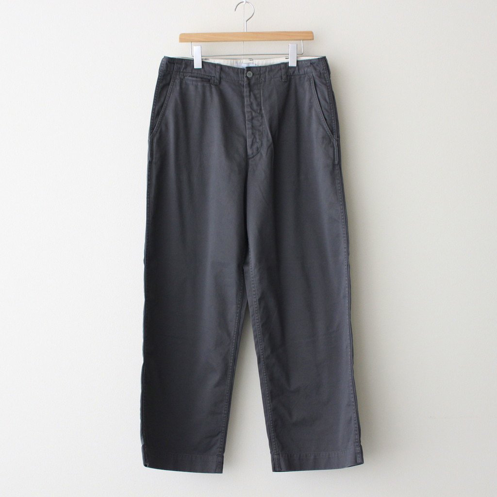 Graphpaper / SUVIN CHINO WIDE STRAIGHT PANTS GRAY
