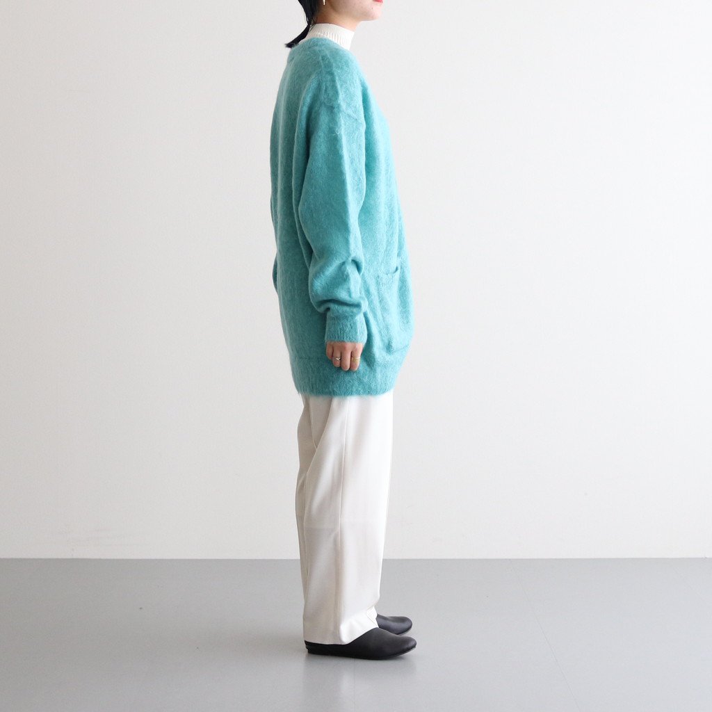 SUPER LIGHT WOOL EASY SLACKS #IVORY WHITE [A22AP03OS] _ AURALEE