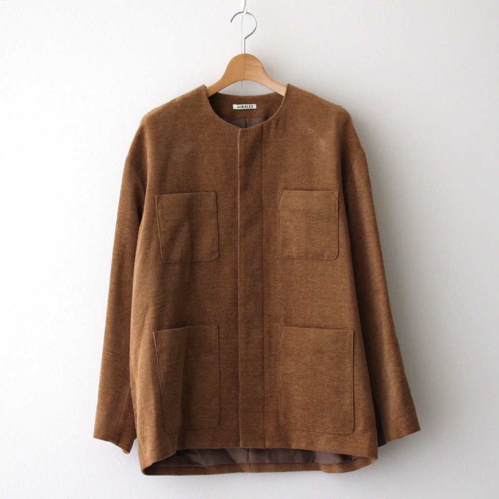 ジャケット/アウター22AW AURALEE Wool Cotton Moal Blouson 1