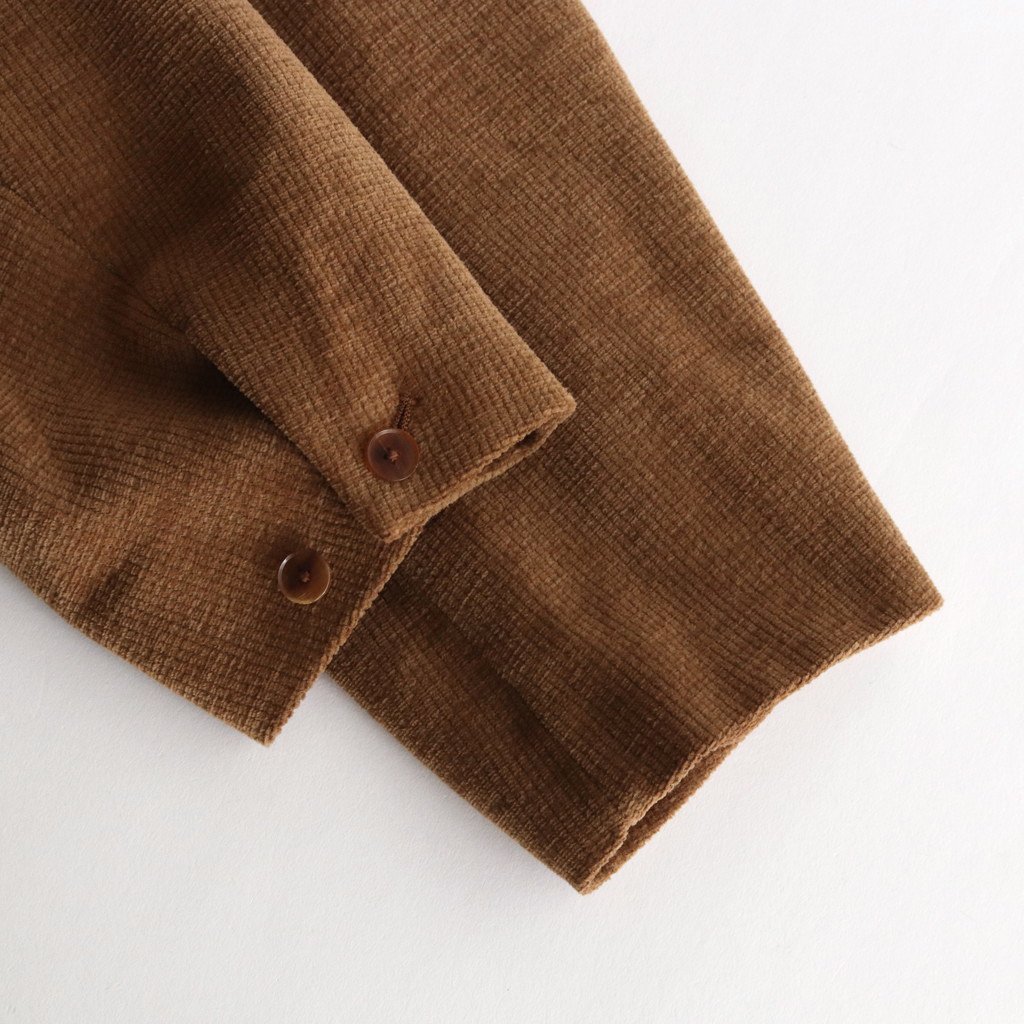 AURALEE WOOL COTTON MOAL BLOUSON BROWN | 22AW オーラリー WOOL