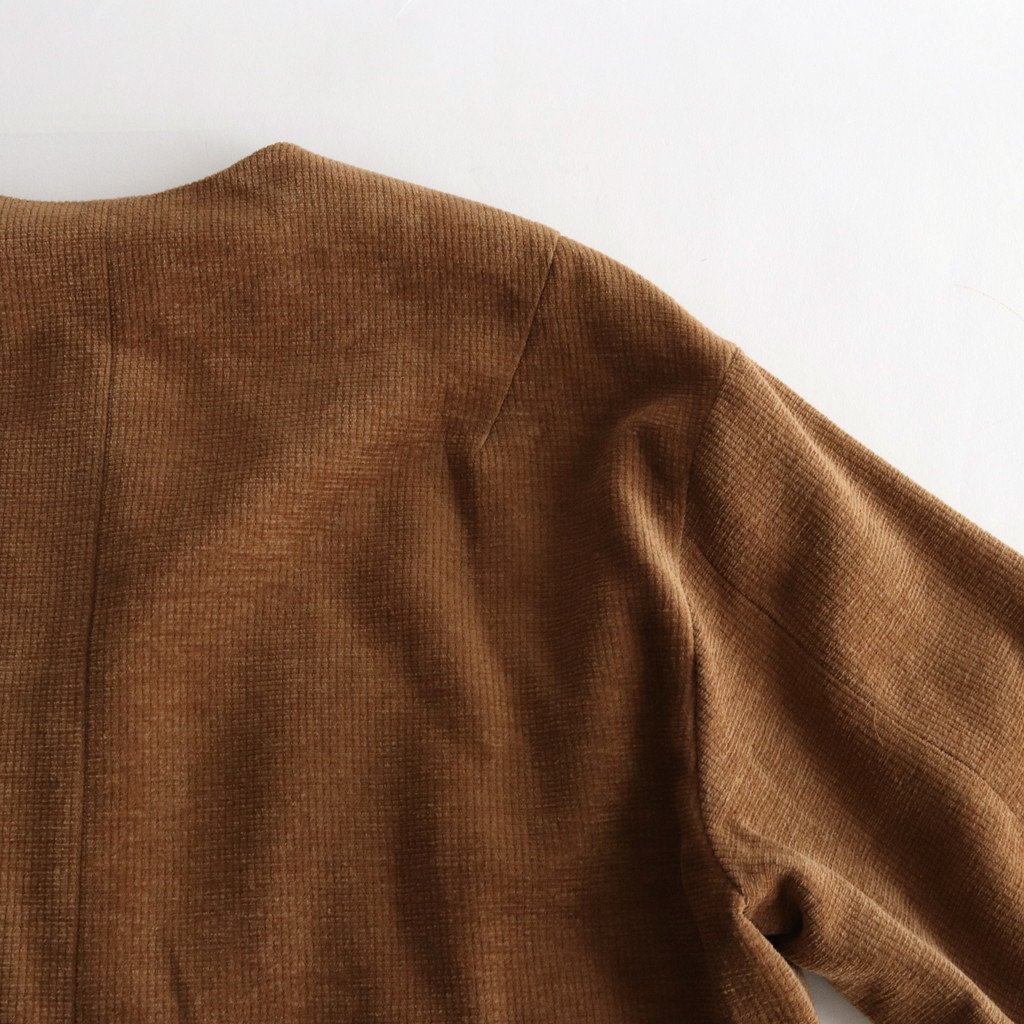 AURALEE / WOOL COTTON MOAL BLOUSON BROWN