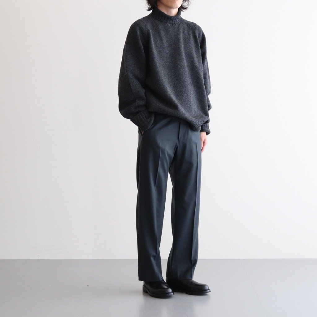 アウトレット品 stein EX FINE LAMBS LOOSE HIGH NECK KNIT