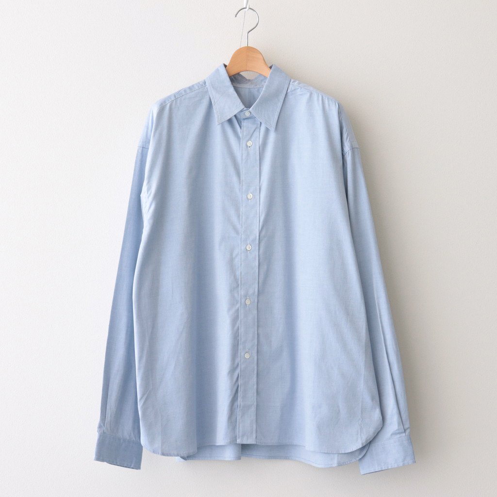 WIDE SHIRT #NAVY [SLG21] _ Sillage | シアージ