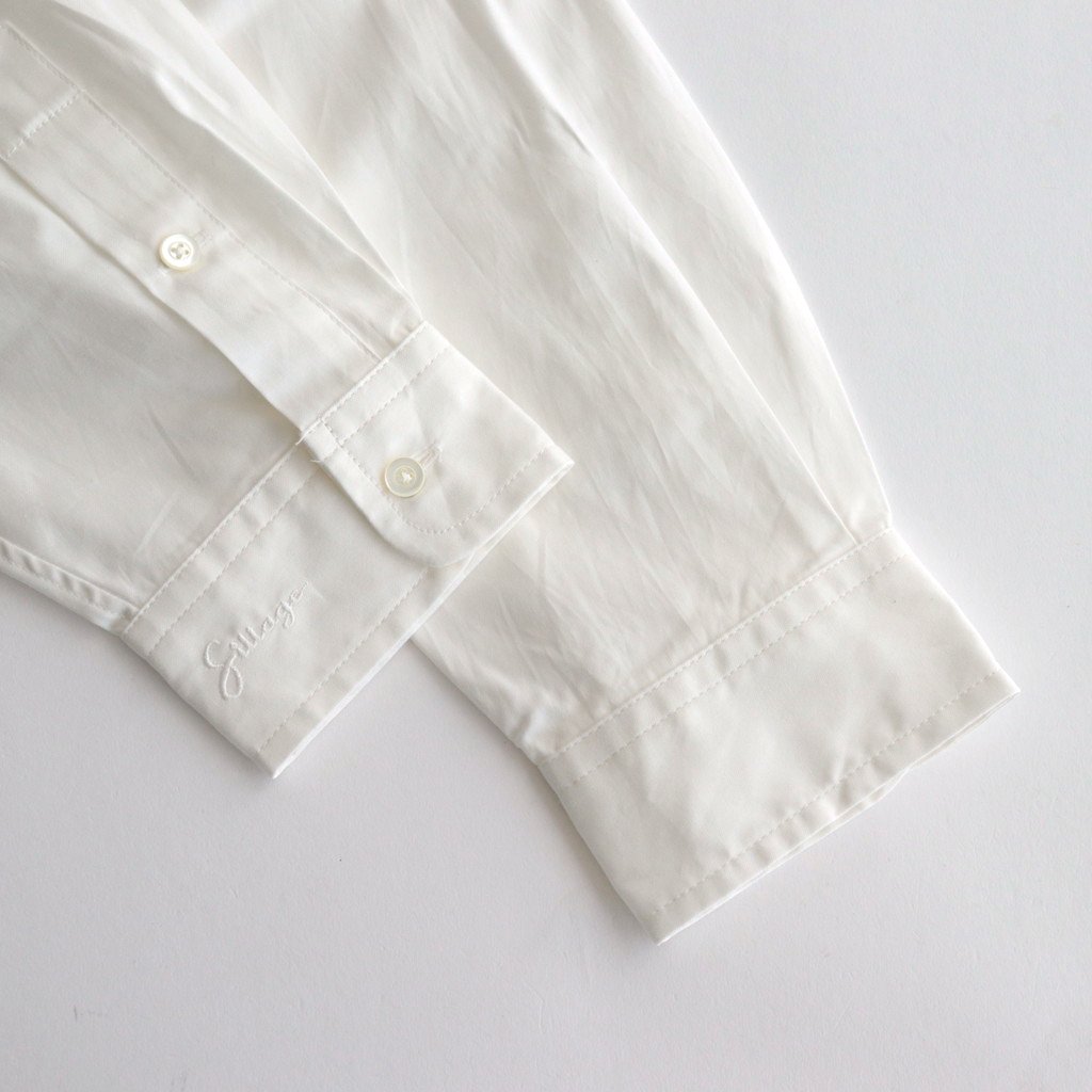 WIDE SHIRT #WHITE [SLG22] _ Sillage | シアージ