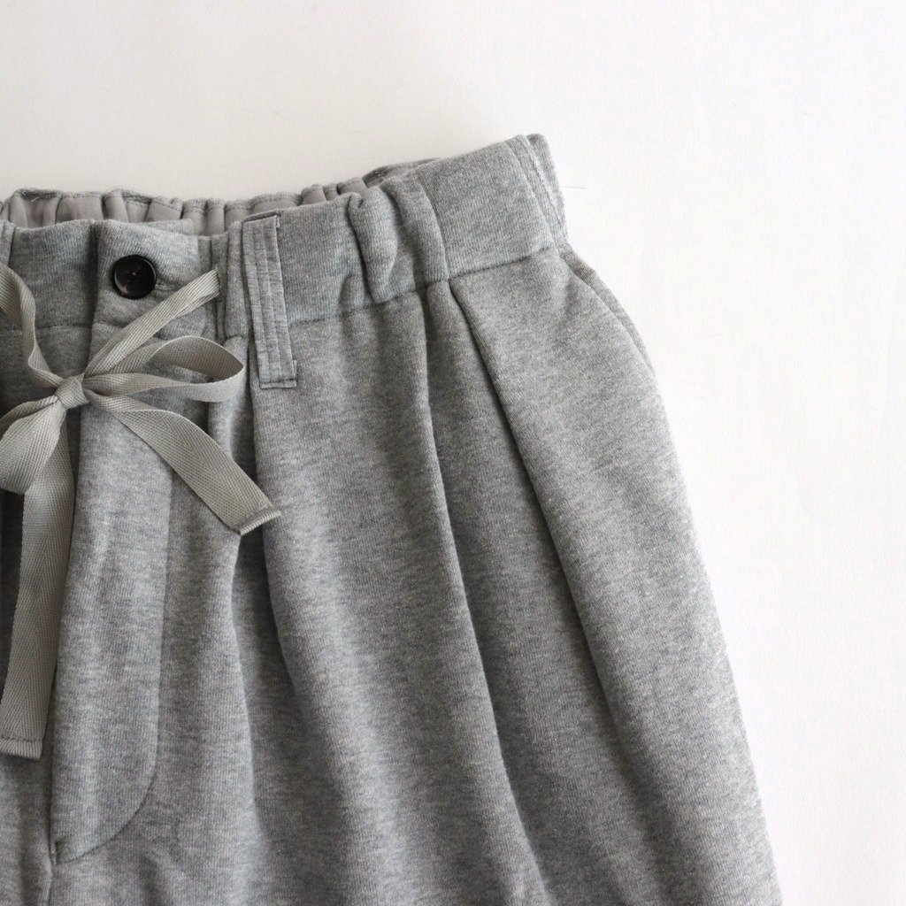 LOOP WHEEL BAGGY TROUSERS #GRAY [SLG32] _ Sillage | シアージ