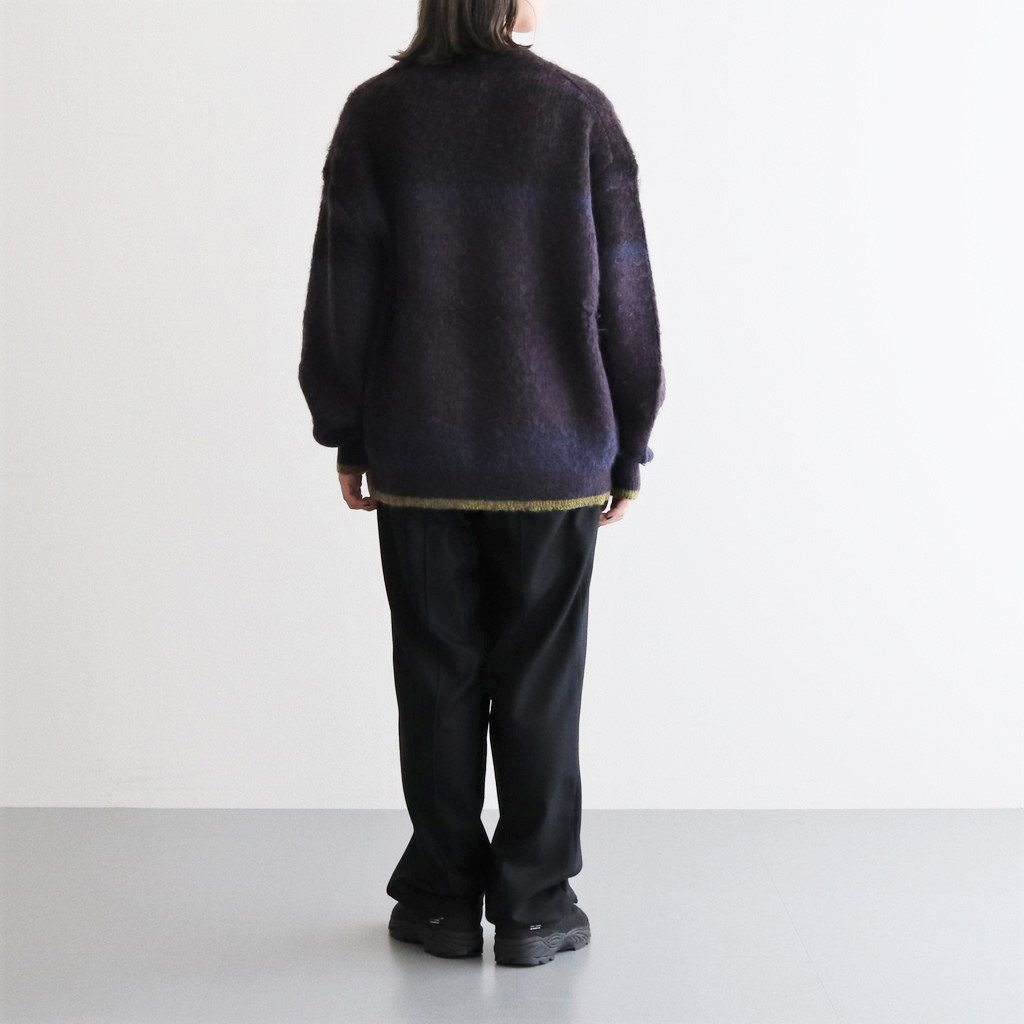 STILL BORDER CREWNECK #DARK NAVY [YK22AW0417S] _ YOKE | ヨーク