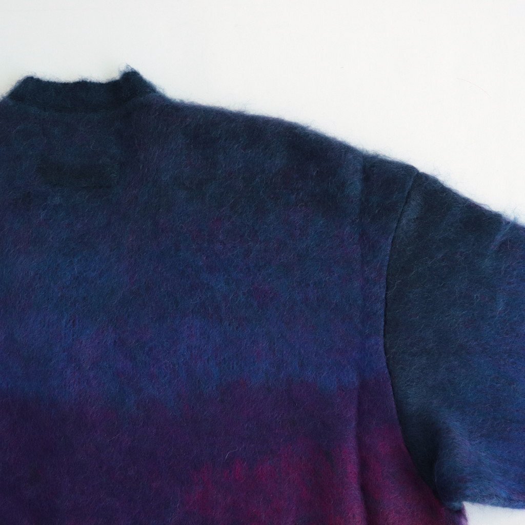 stein / GRADATION MOHAIR CARDIGAN PURPLE