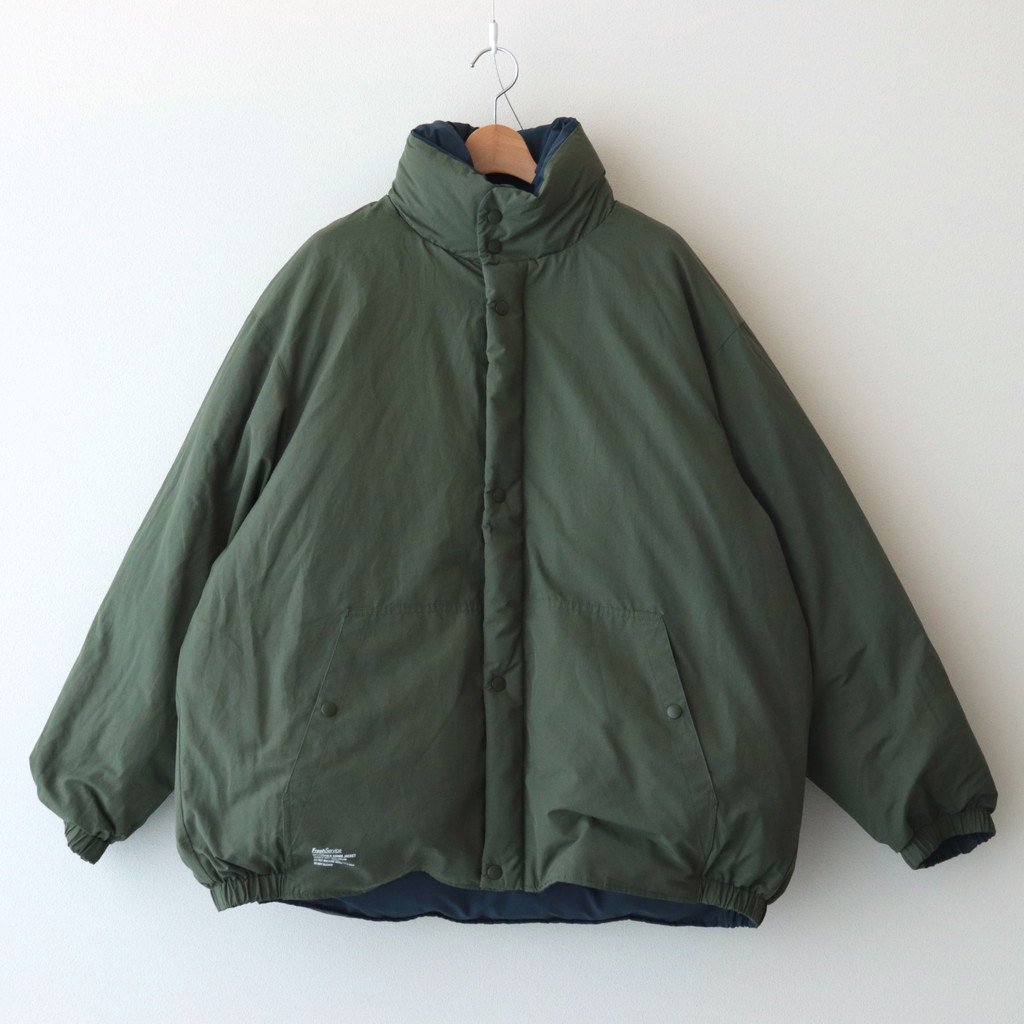 REVERSIBLE DOWN JACKET #NAVY×KHAKI [FSW-22-CT_138] _ FreshService