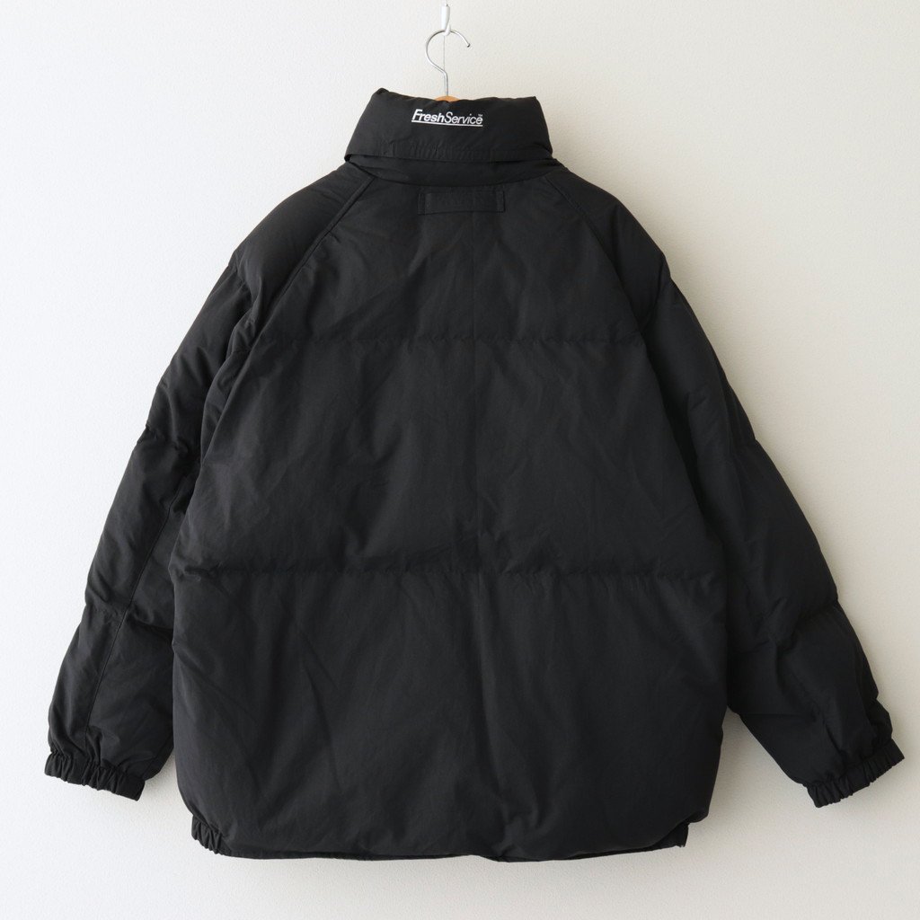 REVERSIBLE DOWN JACKET #BLACK×L.GREEN [FSW-22-CT_138] _