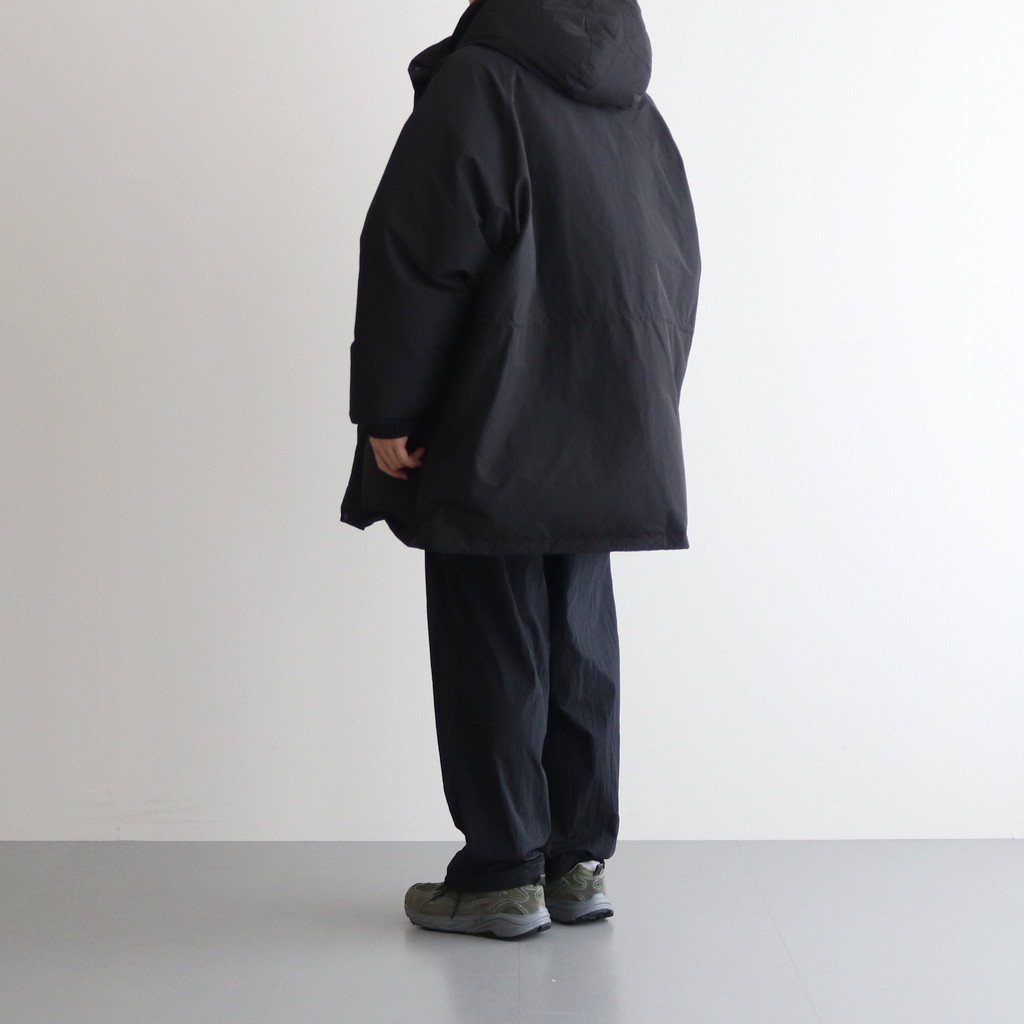 LONG HOODED DOWN COAT #BLACK [FSW-22-CT_139] _ FreshService