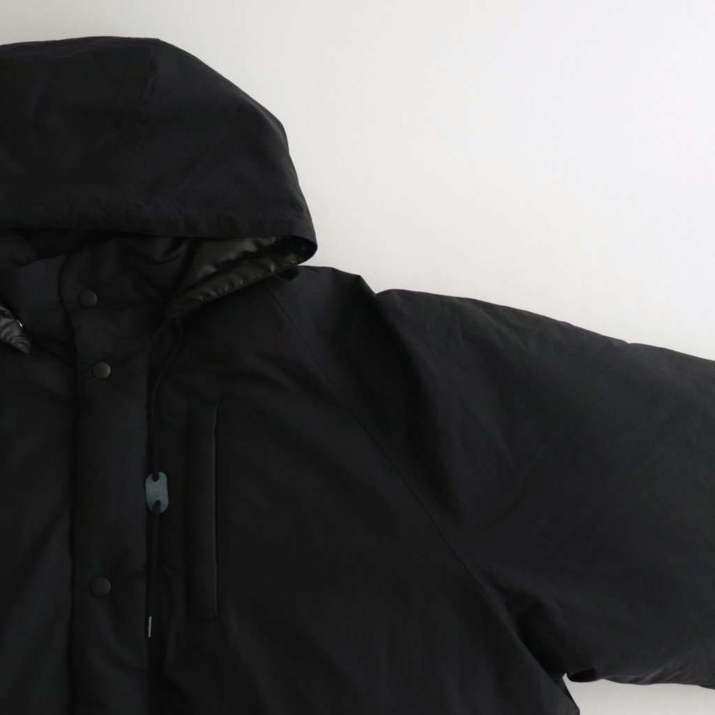 FreshService / LONG HOODED DOWN COAT BLACK