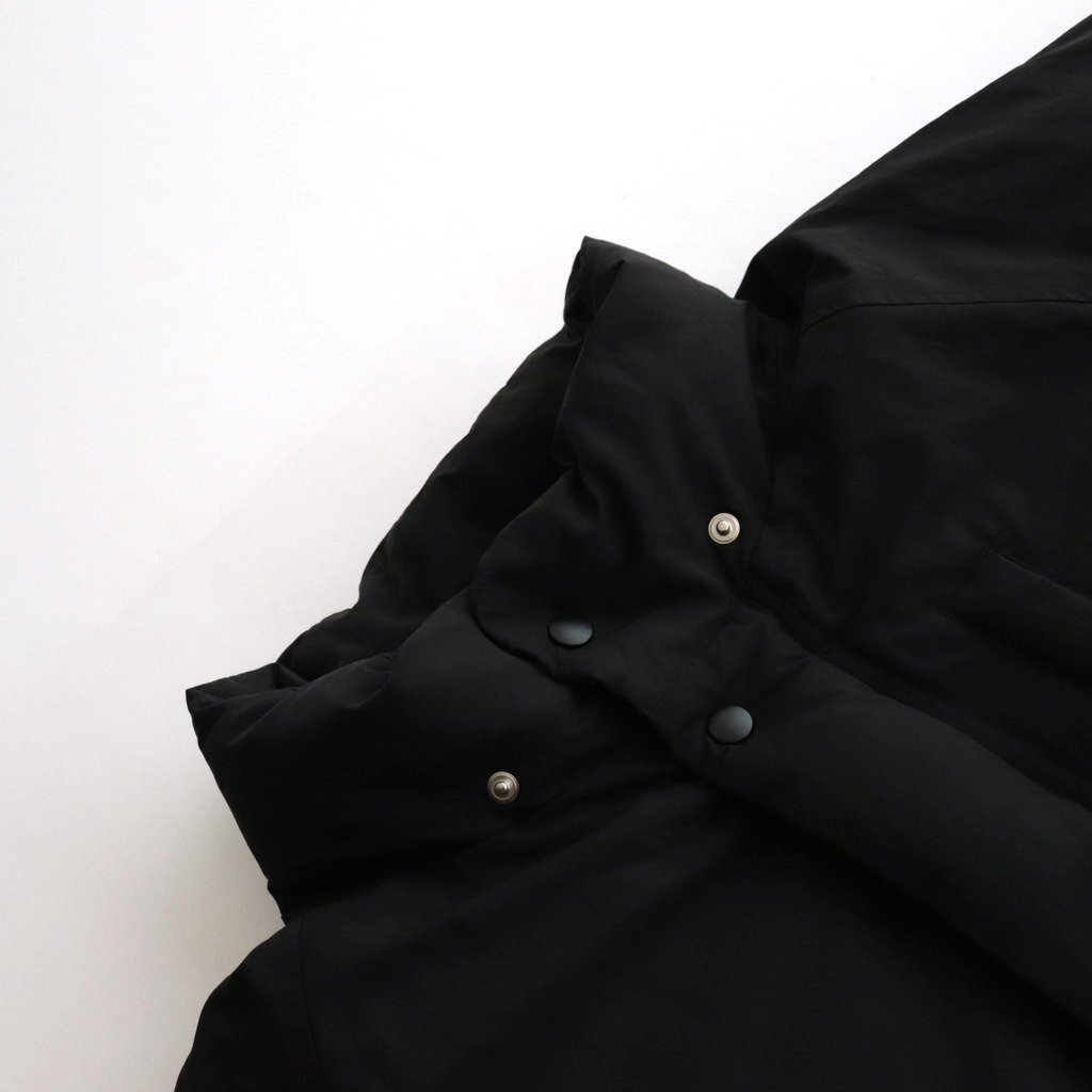 LONG HOODED DOWN COAT #BLACK [FSW-22-CT_139] _ FreshService