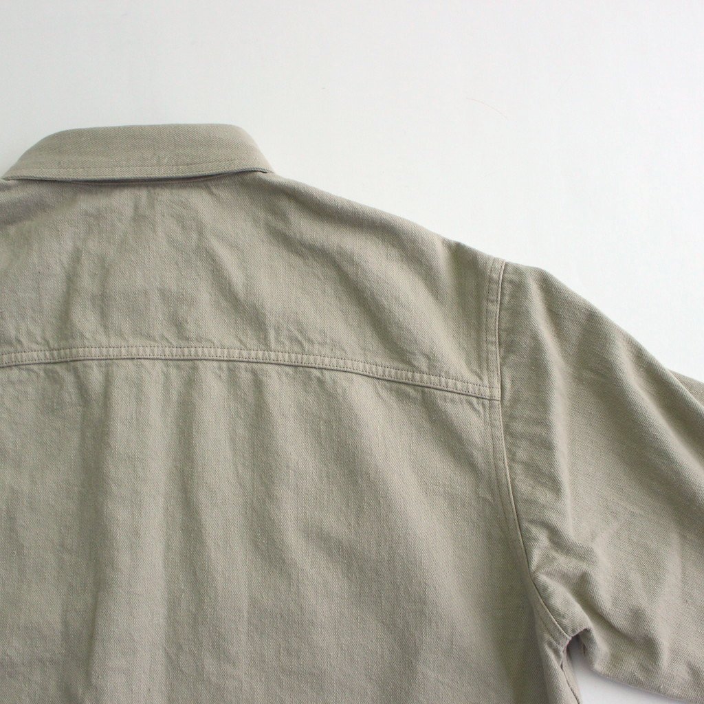 22AW AURALEE BOTANICAL DYED SHIRTS 3-