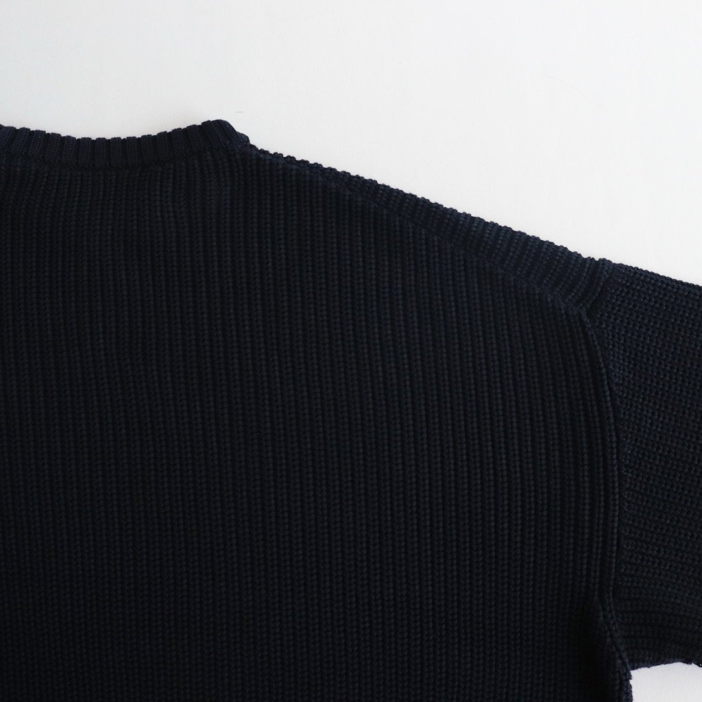 CREW NECK COMBAT KNIT #NAVY [FSW-22-KN_91] _ FreshService