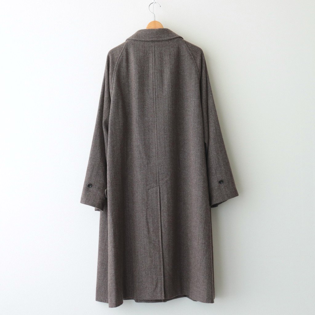 BAL COLLAR COAT #BROWN [H2202-CO003] _ LENO | リノ