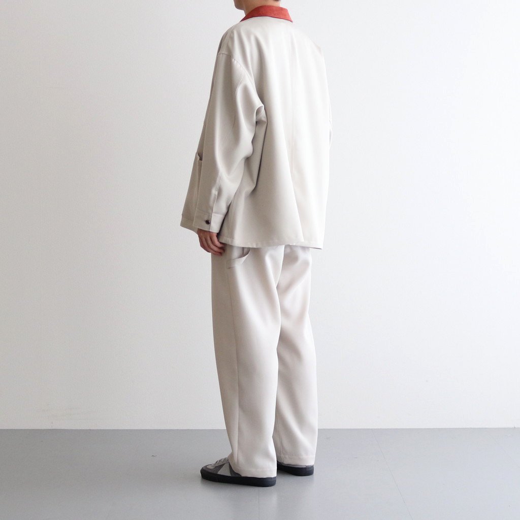 Graphpaper / HARD GABARDINE COVERALL BEIGE