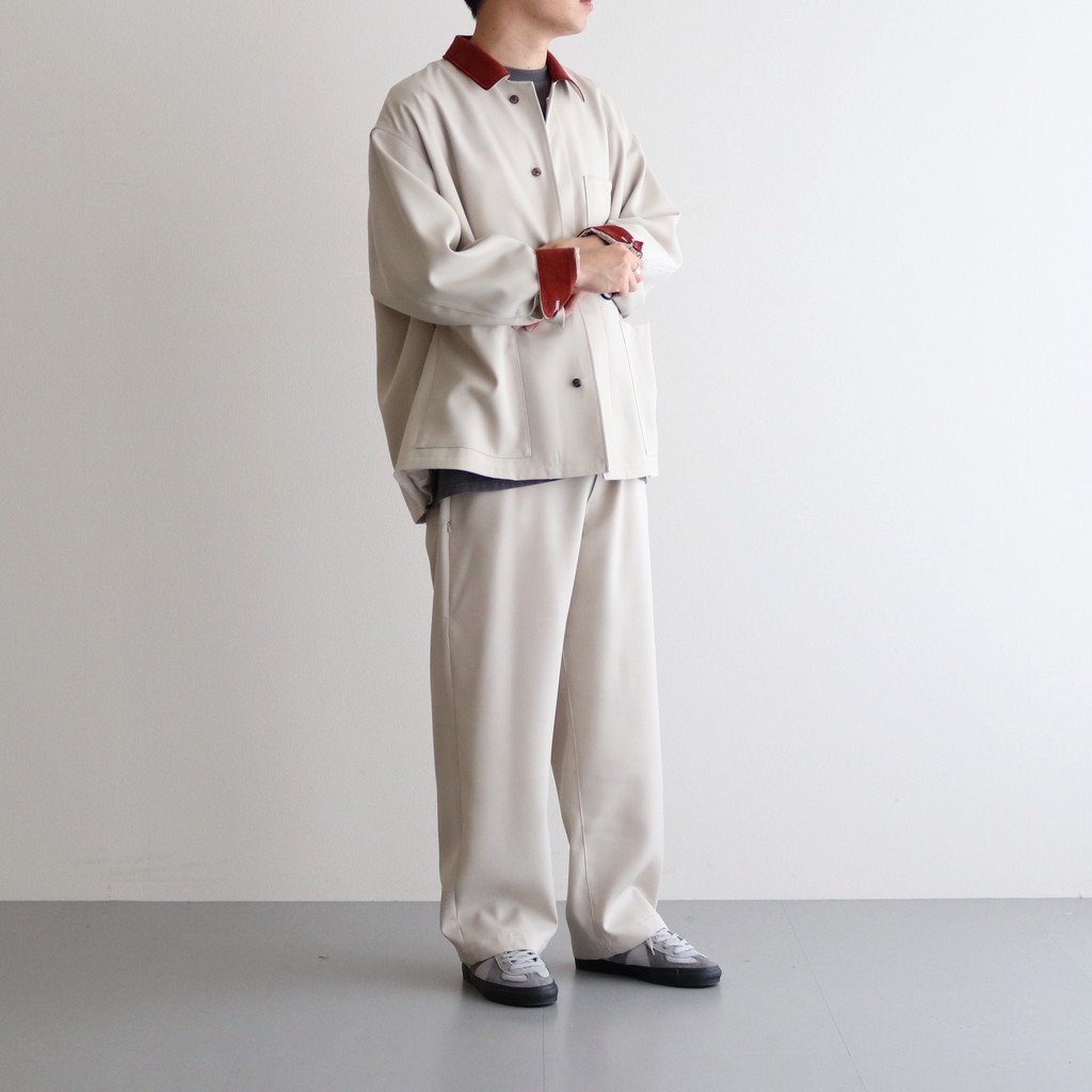 Graphpaper / HARD GABARDINE COVERALL BEIGE