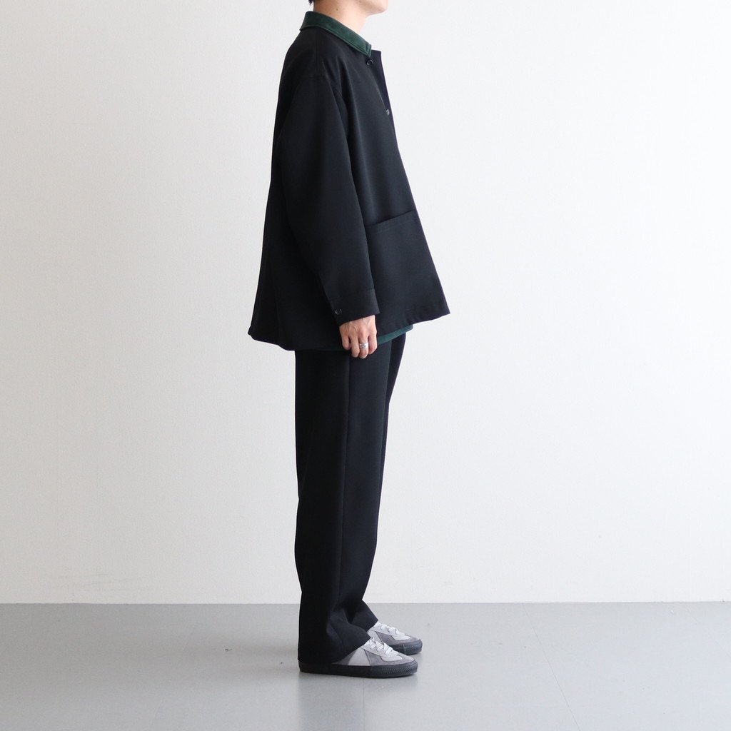 Graphpaper / HARD GABARDINE COVERALL BLACK