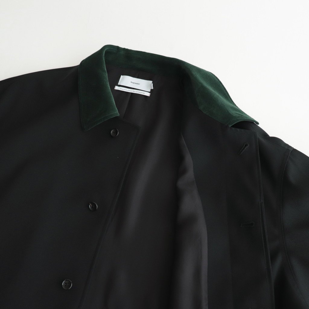 Graphpaper / HARD GABARDINE COVERALL BLACK