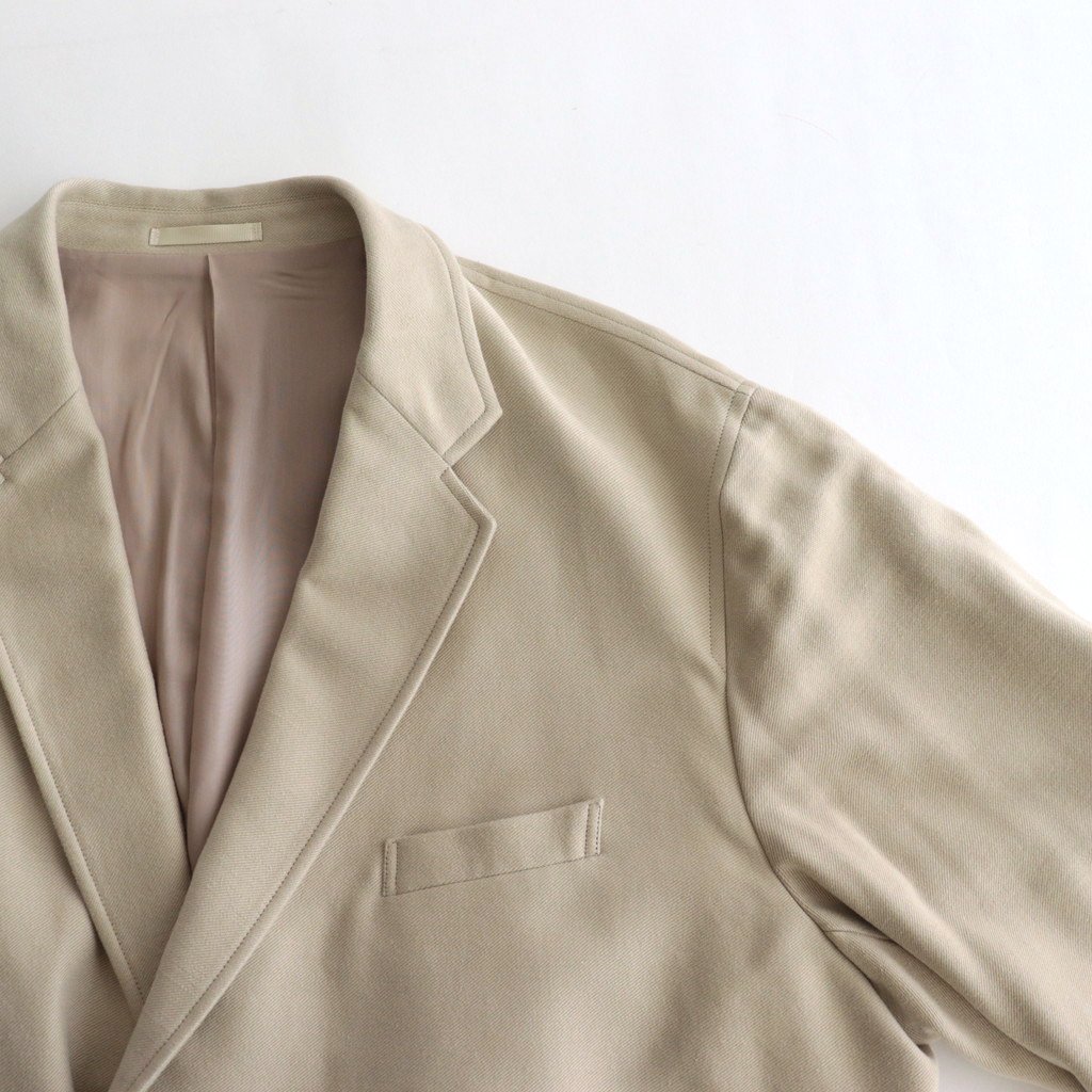 SUPIMA MOLESKIN DOUBLE JACKET #BEIGE [GM223-20159] _ Graphpaper