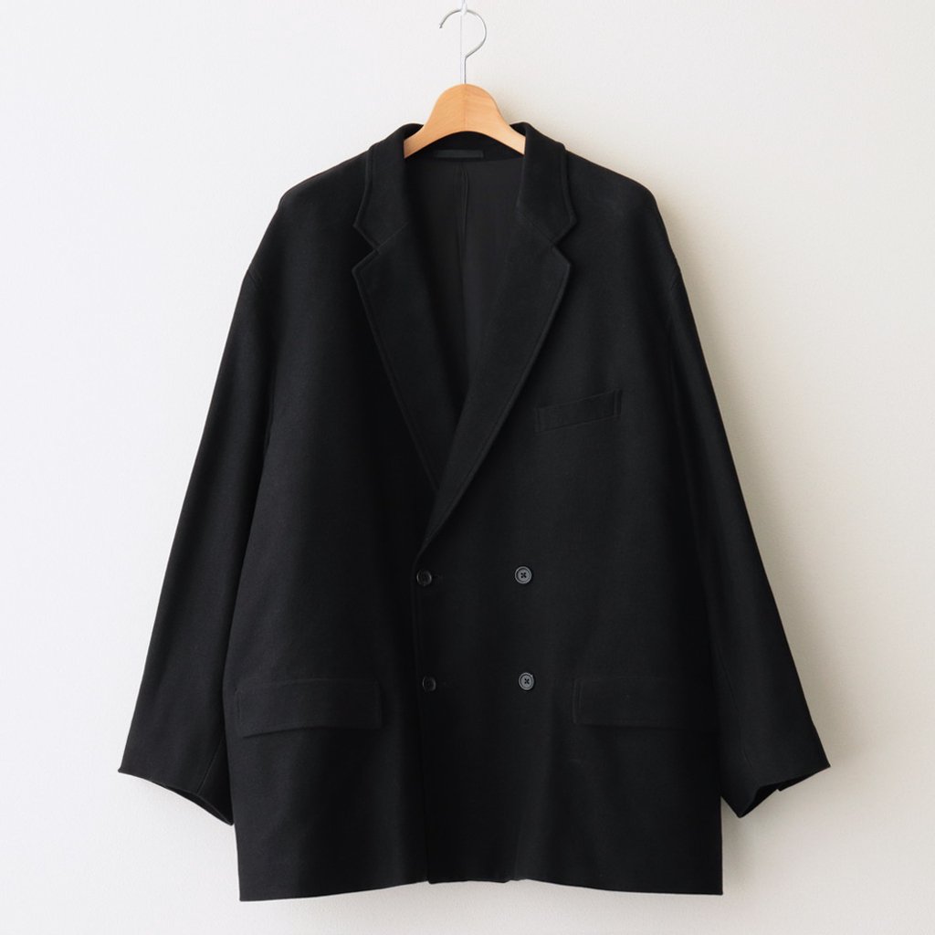 Graphpaper / SUPIMA MOLESKIN DOUBLE JACKET BLACK