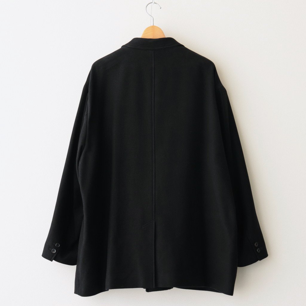 SUPIMA MOLESKIN DOUBLE JACKET #BLACK [GM223-20159] _ Graphpaper