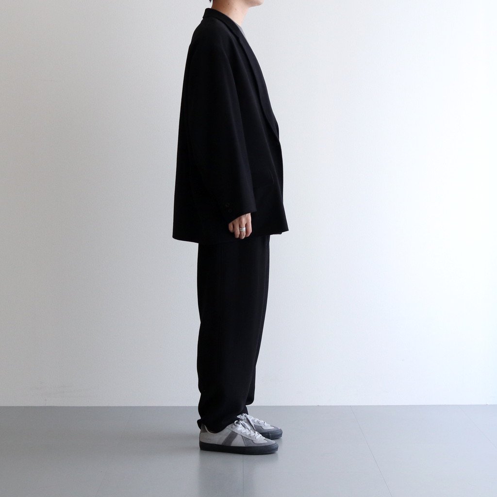 Graphpaper / SUPIMA MOLESKIN DOUBLE JACKET BLACK