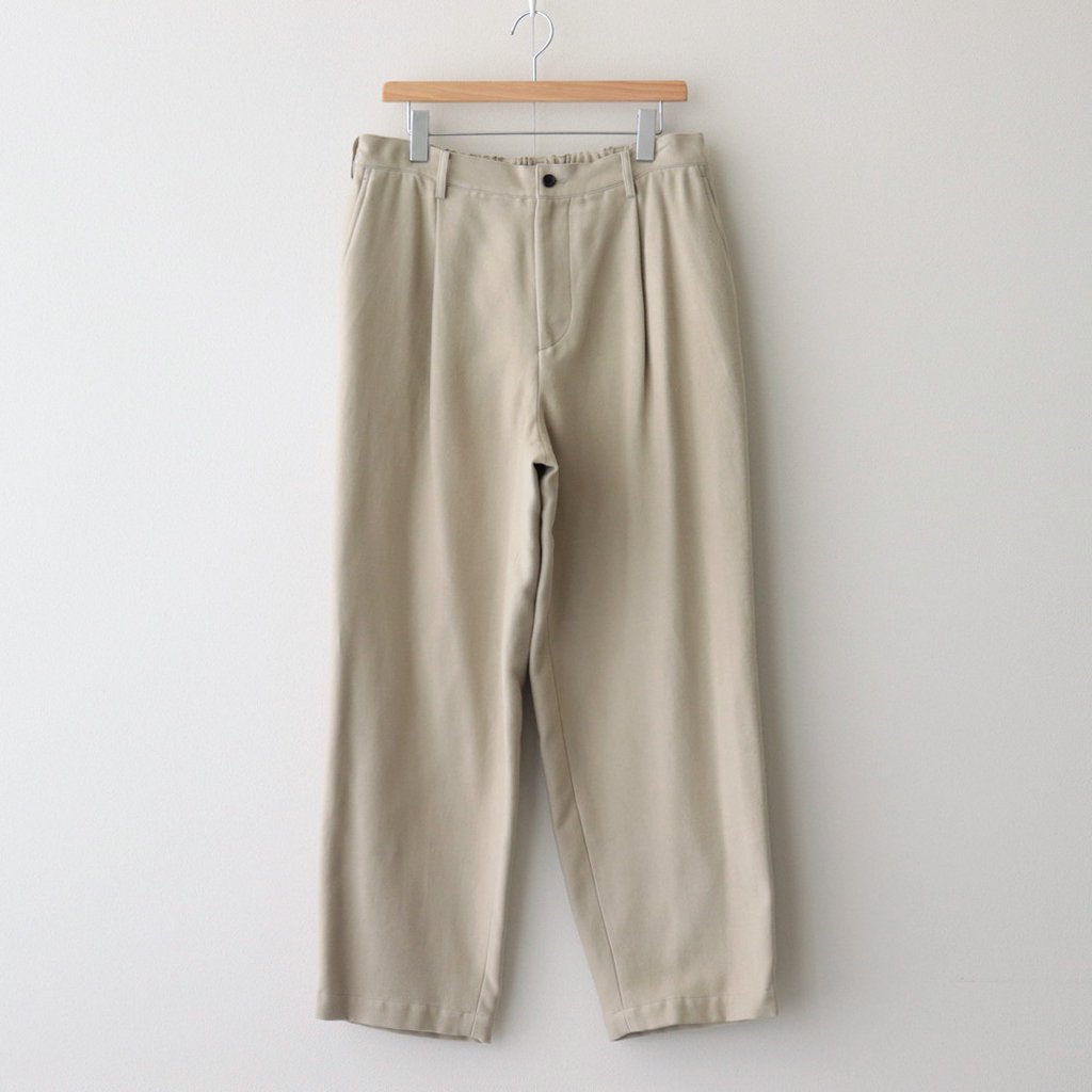 Graphpaper / SUPIMA MOLESKIN SLACKS BEIGE