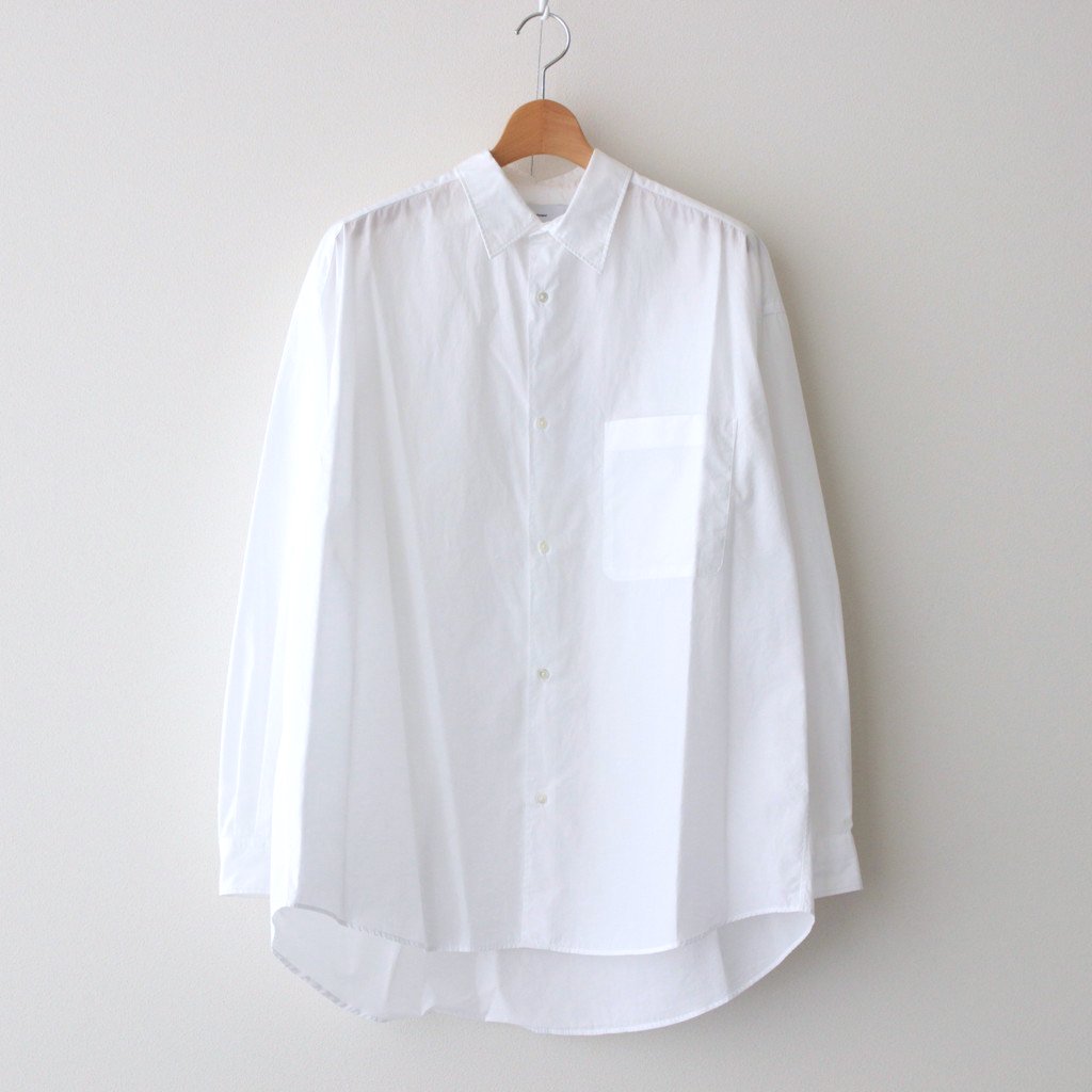 Broad L/S Oversized Regular Collar Shirt