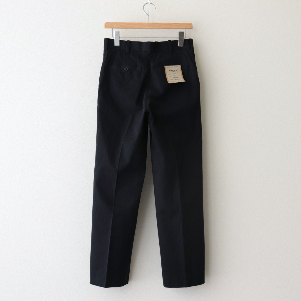 CHINO CLOTH PANTS CREASED SLIM #NAVY [62652] _ YAECA | ヤエカ